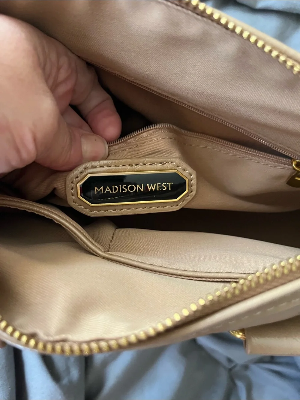 Madison West structured tan